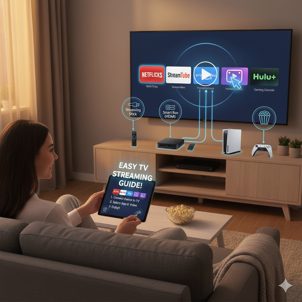 An easy guide to watching online videos on TV